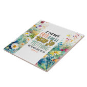 Carreau Matthieu 17:20 La foi comme un Verset de la Bible  (Côté)