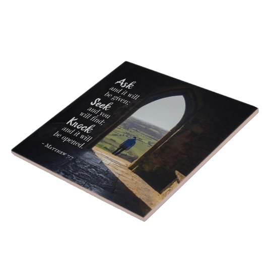 Carreau Matthieu 7:7, Demandez et il sera donné (Côté)