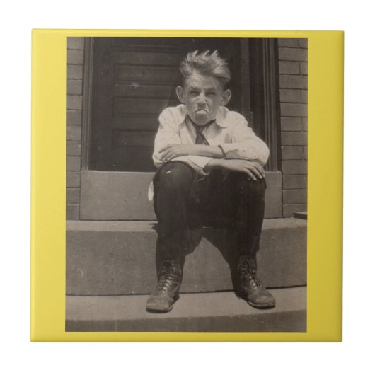 Carreau mauvaise attitude (Devant)