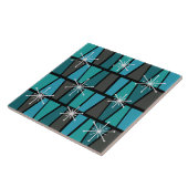 Carreau MCM géométrique Abstrait Turquoise Turquoise (Côté)