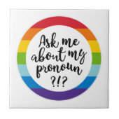 Carreau Me Demandez-Moi Mon Pronoun ? (Devant)