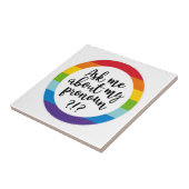 Carreau Me Demandez-Moi Mon Pronoun ? (Côté)