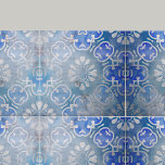 Carreau Médaillon de Mosaïque Bleue Revêtu De Pierre<br><div class="desc">Magnifique motif en céramique ornementale avec une mosaïque de médaillon bleu défraîchi à l'aspect pierre. Il a un look sophistiqué et intemporel qui ajoutera une touche d'élégance à votre maison. Le design en mosaïque est complexe et détaillé, parfait pour ajouter une touche accrocheuse à toutes les chambres. Si vous recherchez...</div>