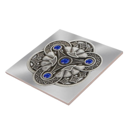 Carreau Médaillon de trinité (Côté)