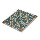 Carreau Médaillon Floral Marocain (Côté)