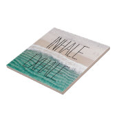 Carreau Méditation de plage (Côté)