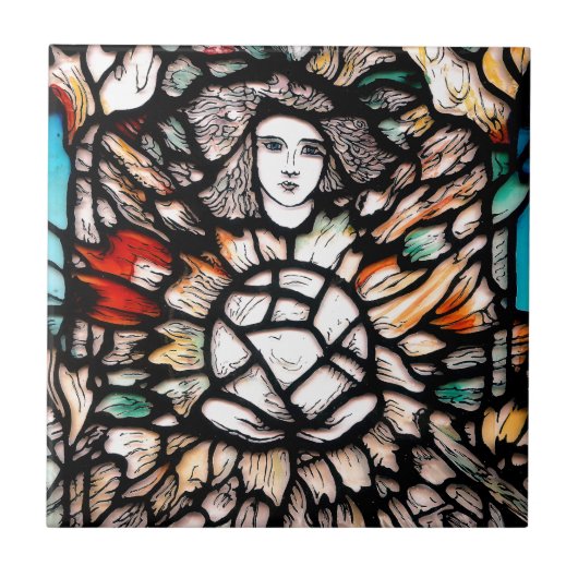 Carreau Méditation en couleurs (Devant)