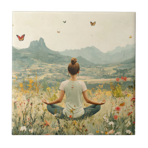Carreau Méditation sereine au lever du soleil (6)