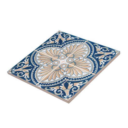 Carreau Mediterranean Floral  (Côté)