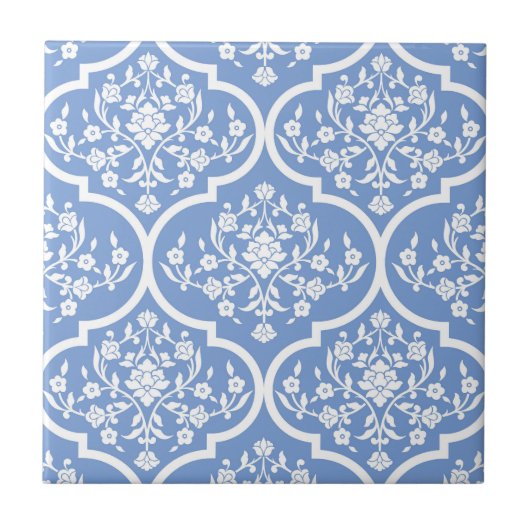 Carreau Mediterranean Style Tile with Geometric Pattern (Devant)