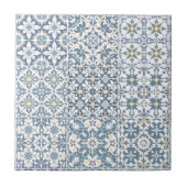 Carreau Mediterranean Tiles, Moroccan, Majolica, Azulejo (Devant)