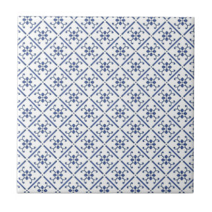 Carreau Méditerranée bleue