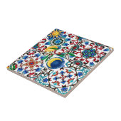 Carreau méditerranéen, marocain, mosaïque, art du citron (Côté)