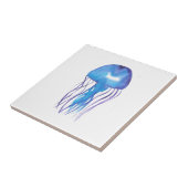 Carreau Méduses bleues et pourpres (Côté)