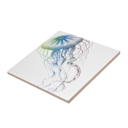 Carreau méduses colorées (Côté)