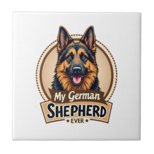 Carreau Meilleur Ami Pour Toujours Mon Shepherd Allemand V