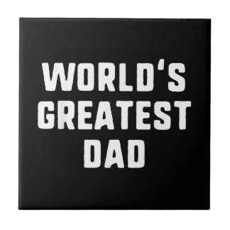 Carreau Meilleur Papa du Monde Drôle de Famille