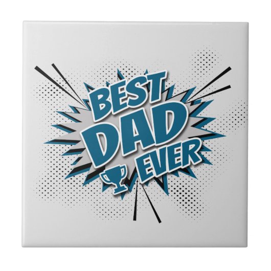 Carreau Meilleur papa jamais (Devant)