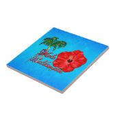 Carreau Mele Kalikimaka (Côté)