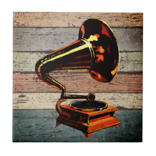 Carreau Mélodie intemporelle : Gramophone Vintage