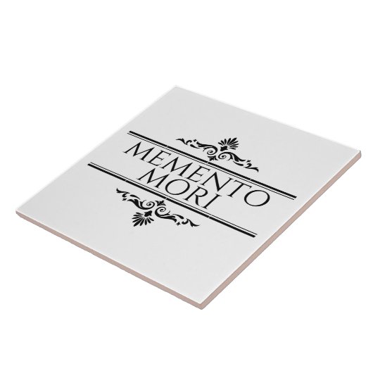 Carreau Memento Mori (Côté)