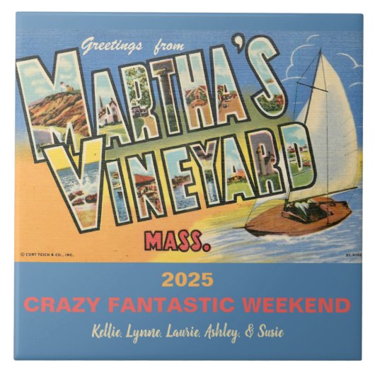 Carreau Mémoire de Martha's Vineyard (Devant)