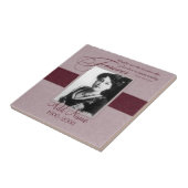 Carreau Mémorial fait sur commande pour toujours aimé (Côté)