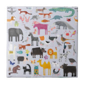 Carreau Ménagerie animale (Devant)