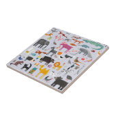 Carreau Ménagerie animale (Côté)