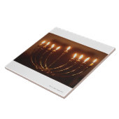 Carreau Menorah de Lit, Israël (Côté)