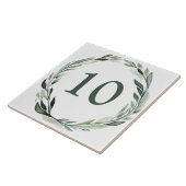 Carreau Mention classique sur mesure Numéro de la maison P (Côté)