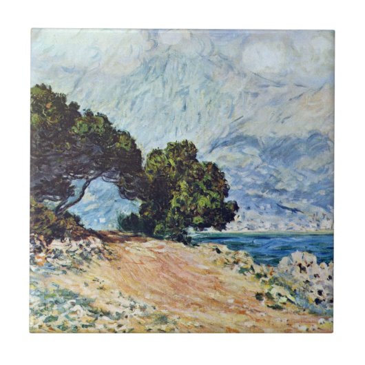 Carreau Menton vu du Casquette Martin par Claude Monet (Devant)