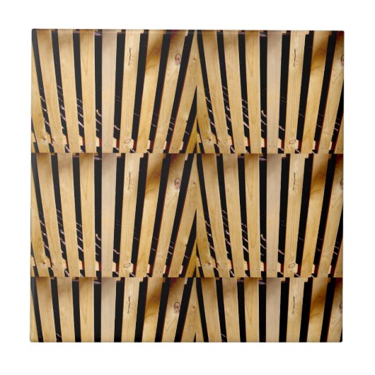 Carreau Menuiserie : Poteaux En Bois, (Devant)