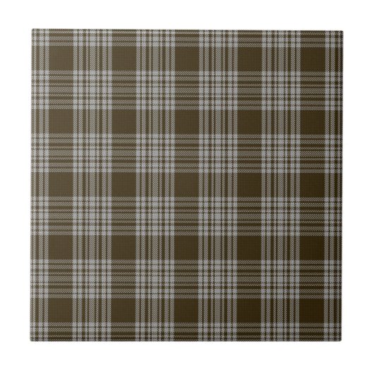 Carreau Menzies Brown Clan Tartan Scottish Plaid (Devant)
