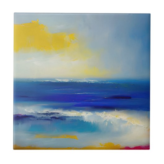 Carreau Mer Abstraite 04 (Devant)