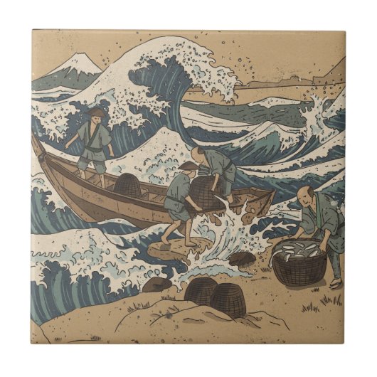 Carreau Mer agitée (Devant)