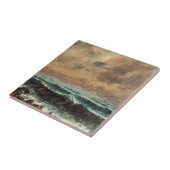 Carreau Mer d'automne – Gustave Courbet (Côté)