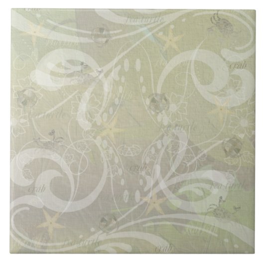 Carreau Mer de Chambre de plage (Devant)