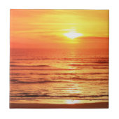 Carreau Mer de coucher du soleil (Devant)