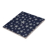 Carreau Mer de motif d'étoiles de mer (Côté)