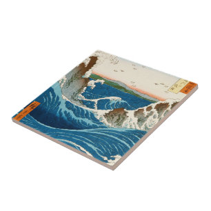 Carreau Mer japonaise traditionnelle orientale fraîche de