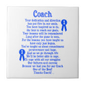 Carreau Merci d'entraîneur (Devant)