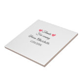 Carreau merci d'être venu nom du texte du message  (Côté)