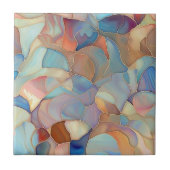 Carreau Mère colorée Iridiscent perle (Devant)