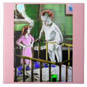 Carreau Mère des années 1940 et son bébé géant (Devant)