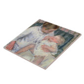 Carreau Mère environ pour laver son enfant somnolent, 1880 (Côté)