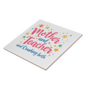 Carreau Mère et enseignant et écrasant à la fois (Côté)