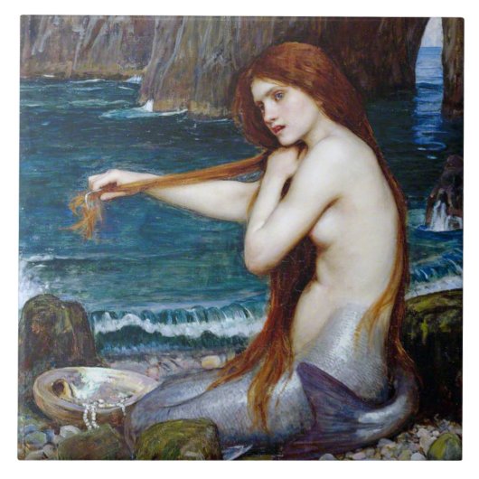 Carreau Mermaid, John William Waterhouse (Devant)