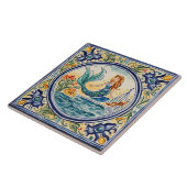 Carreau Mermaid Méditerranée Folk Art (Côté)