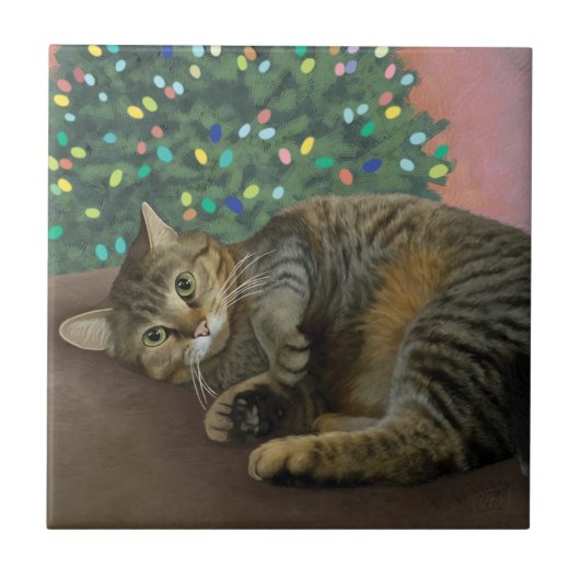 Carreau Merry Mischief - Kitty de Noël (Devant)